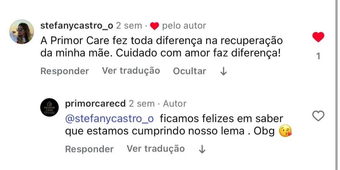 Depoimento de cliente 2
