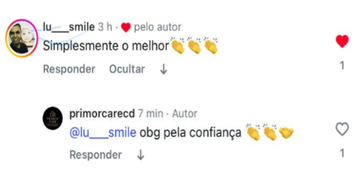 Depoimento de cliente 13